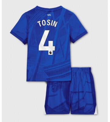 Chelsea Tosin Adarabioyo #4 Hjemmebanetrøje Børn 2025-26 Kortærmet (+ Korte bukser)